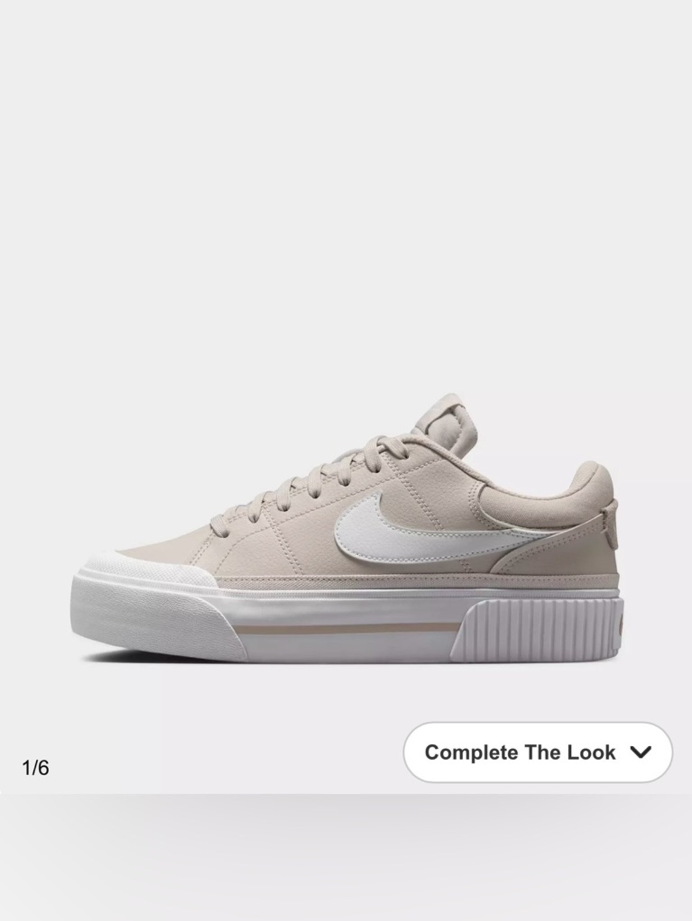 Nike Court Legacy Lift
Women's Size 7
Light Orewood Brown/White/Phantom - Picture 3 of 13